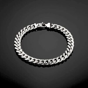 RGMNT Silver plated 8mm bracelet